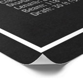 Bismarck - Pläne für ein Konzept für die Schlachtu Poster (Ecke)