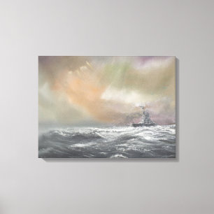 Bismarck signalisiert Prinz Eugen 0959h 24 Mai Leinwanddruck