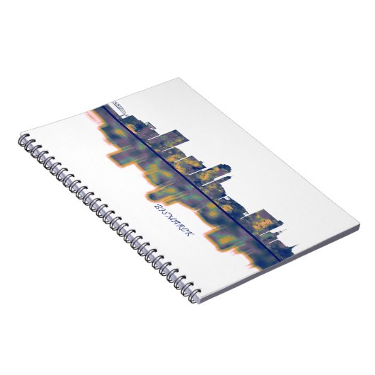 Bismarck Skyline Notizblock (Rechte Seite)