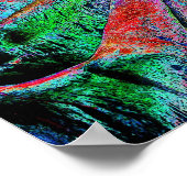 Bismarck Statue, Berlin, Griechischer Gotteatlas,  Poster (Ecke)