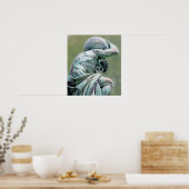 Bismarck Statue, Berlin, Griechischer Gotteatlas, Poster (Küche)