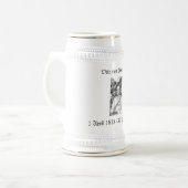 Bismarck Stein Bierglas (Vorderseite Links)