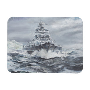 Bismarck vor der grönländischen Küste 1900h 23. Ma Magnet