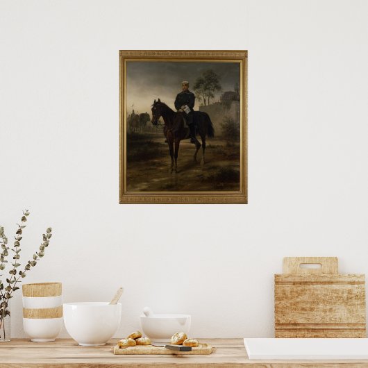 Bismarck vor Paris, 1873 Poster (Küche)