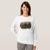 Bismarck zu Pferd mit Hund T-Shirt (Vorne ganz)