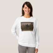 Bismarck zu Pferd mit Hund T-Shirt (Vorne ganz)
