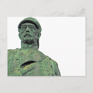 Bismarckstatue, Berlin, Head, White Back(bs2pst) Postkarte