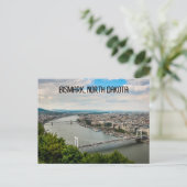 Bismark North Dakota Postkarte (Stehend Vorderseite)