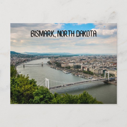 Bismark North Dakota Postkarte (Vorderseite)