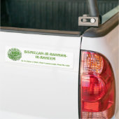 Bismillah Autoaufkleber (Auf Lkw)
