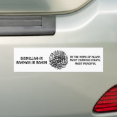 Bismillah Autoaufkleber (Auf Auto)