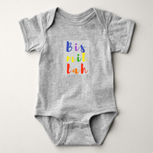 Bismillah Baby-Abnutzung Baby Strampler