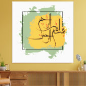 Bismillah – Im Namen Allahs,| Arabische Leinwanddruck (Insitu (Wohnzimmer))