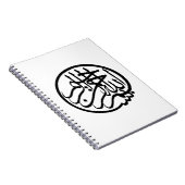 Bismillah im Namen der Gott-Arabisch-Kalligraphie Notizblock (Rechte Seite)