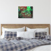 Bismillah kalligraphische Islamische Kunst Leinwanddruck (Insitu (Schlafzimmer))
