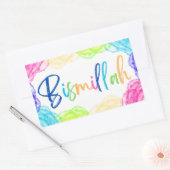 Bismillah rechteckige Aufkleber (Umschlag)