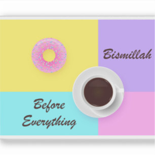 Bismillah vor allem aufkleber