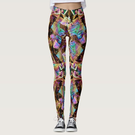 Bismuth City-Luftbild Leggings (Vorderseite)