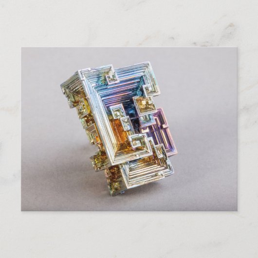Bismuth Crystal Postkarte (Vorderseite)