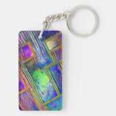 Bismuth und Silber Inspiriert Schlüsselanhänger (0 (Rückseite)