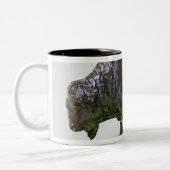Bison, 1907 zweifarbige tasse (Links)