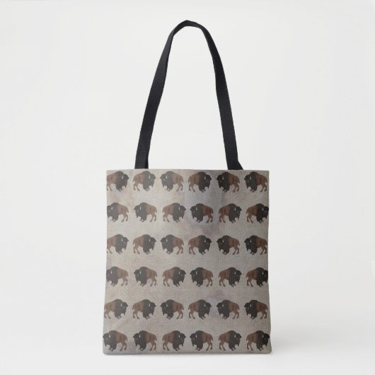 Bison Allover Tasche (Vorderseite)