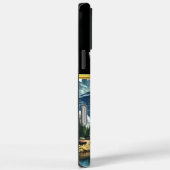 Bison am Fluss bei Sunrise Case-Mate iPhone Hülle (Rückseite / Rechts)