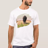 Bison am Wasser T-Shirt (Vorderseite)
