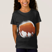 Bison American National Mammal Buffalo T-Shirt (Vorderseite)