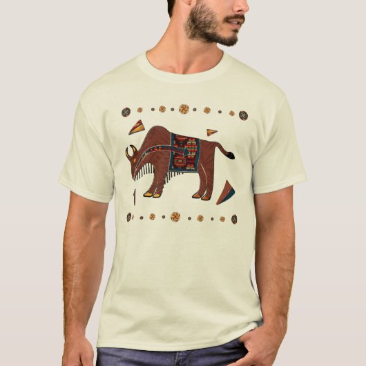 Bison Americana 3D T-Shirt (Vorderseite)