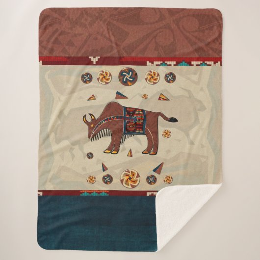 Bison Americana Sherpadecke (Vorderseite)