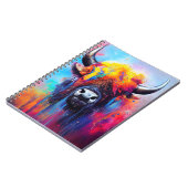 Bison Animal Discovery Adventure Nature Planet Notizblock (Linke Seite)