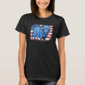 Bison Animal Wildlife American Bison T-Shirt (Vorderseite)