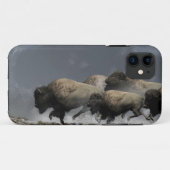 Bison-Ansturm Case-Mate iPhone Hülle (Rückseite (Horizontal))