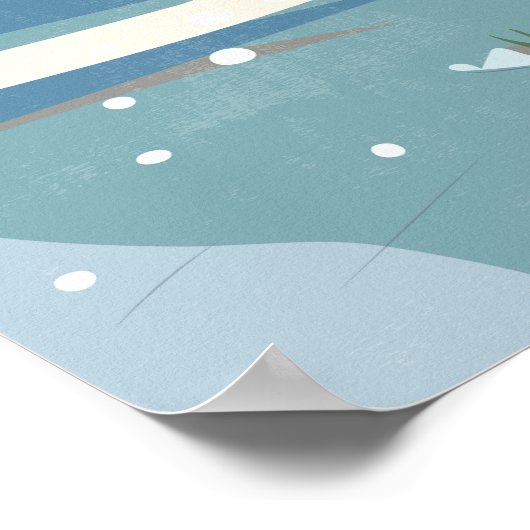 Bison Art Poster (Ecke)