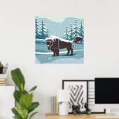 Bison Art Poster (Heimbüro)