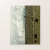 Bison at Grand Teton Nationalpark Fotografie Puzzle (Vertikal)