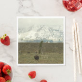 Bison at Grand Teton Nationalpark Fotografie Serviette (Beispiel)