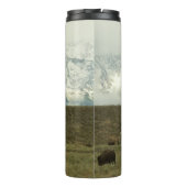 Bison at Grand Teton Nationalpark Fotografie Thermosbecher (Rückseite)