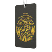 Bison at Sunset in Berglandschaft Autolufterfrischer (Links)