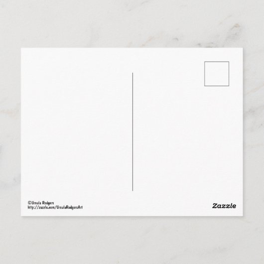 Bison at Yellowstone Postkarte (Rückseite)