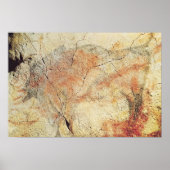 Bison, aus den Höhlen von Altamira, um 15000 v. Ch Poster (Vorne)