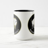 Bison-Ballistik-Keramik-Kaffee-Tasse Tasse (Zentrum)