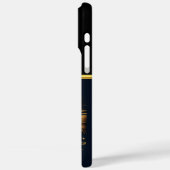 Bison Bauer bei Sonnenuntergang Case-Mate iPhone Hülle (Rückseite / Links)