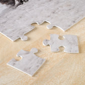 Bison (Bison bison) - Buffalo - Schnee - 520 Stück Puzzle (Seite)