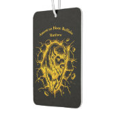 Bison bricht durch eine Mauer Autolufterfrischer (Links)