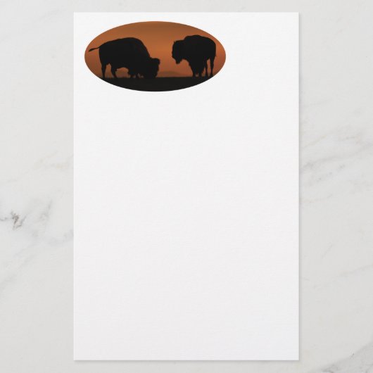 Bison Briefpapier (Vorderseite)