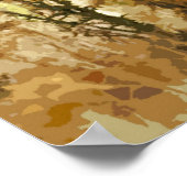 Bison Buffalo American Pop Art Poster (Ecke)