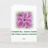 Bison Buffalo Animal Wir bewegen Karte (Rückseite)