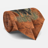 Bison Buffalo Art Krawatte (Gerollt)